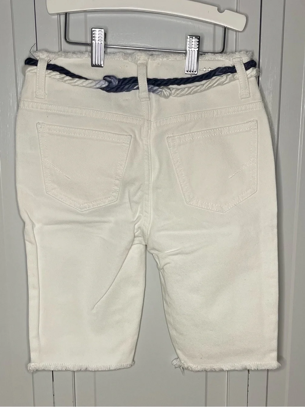 Habitual Girl White High-Rise Bermuda Shorts
